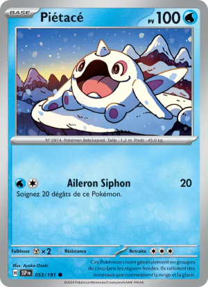 Carte Pokémon Piétacé 053/191 – Étincelles Déferlantes