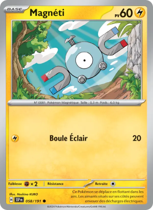 Carte Pokémon Magnéti 058/191 – Étincelles Déferlantes