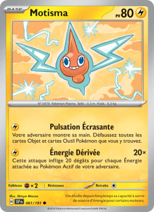 Carte Pokémon Motisma 061/191 – Étincelles Déferlantes