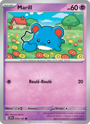 Carte Pokémon Marill 073/191 – Étincelles Déferlantes
