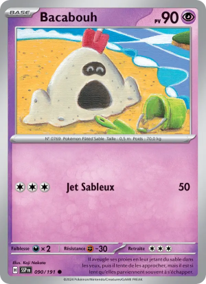 Carte Pokémon Bacabouh 090/191 – Étincelles Déferlantes