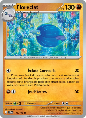 Carte Pokémon Floréclat 115/191 – Étincelles Déferlantes