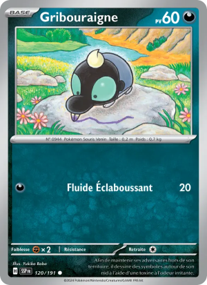 Carte Pokémon Gribouraigne 120/191 – Étincelles Déferlantes