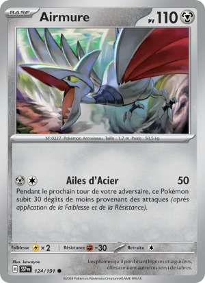 Carte Pokémon Airmure 124/191 – Étincelles Déferlantes