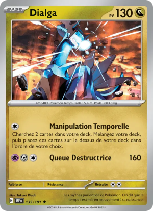 Carte Pokémon Dialga 135/191 – Étincelles Déferlantes