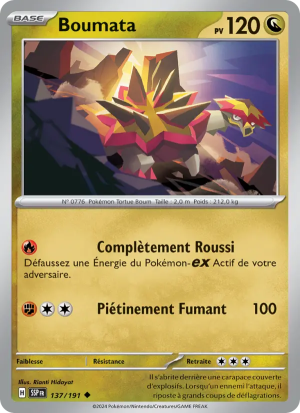 Carte Pokémon Boumata 137/191 – Étincelles Déferlantes