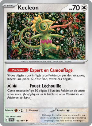 Carte Pokémon Kecleon 150/191 – Étincelles Déferlantes