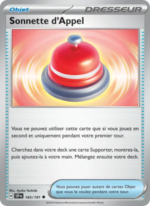 Carte Pokémon Sonnette d'Appel 165/191 – Étincelles Déferlantes