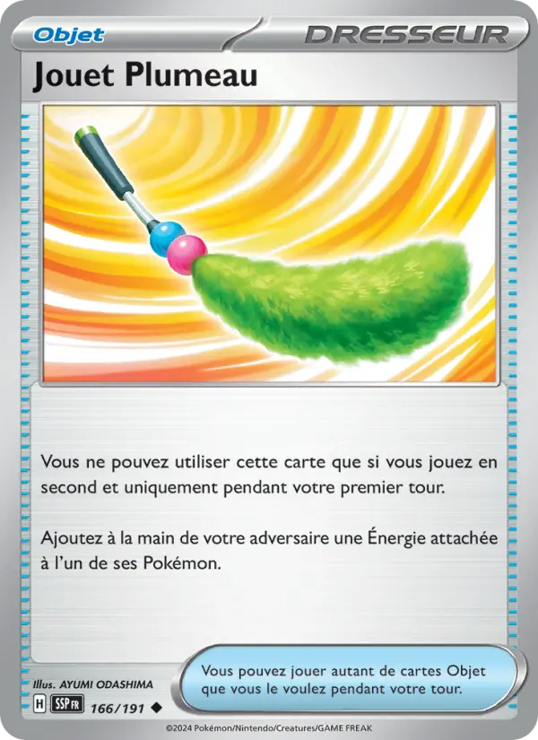 Carte Pokémon Jouet Plumeau 166/191 – Étincelles Déferlantes