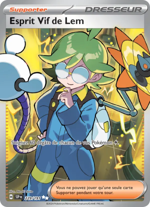 Carte Pokémon Esprit Vif de Lem 229/191 – Étincelles Déferlantes