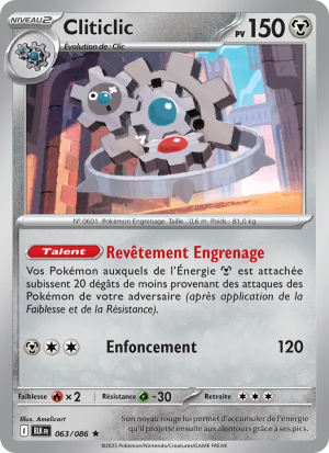 Carte Pokémon Cliticlic 063/086 – Foudre Noire