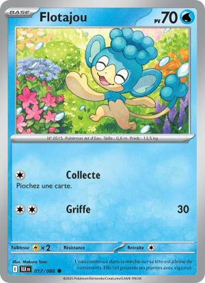 Carte Pokémon Flotajou 017/086 – Foudre Noire