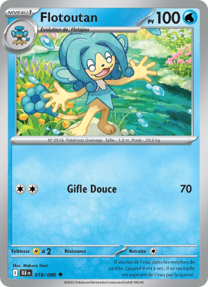 Carte Pokémon Flotoutan 018/086 – Foudre Noire