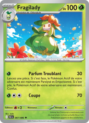 Carte Pokémon Fragilady 007/086 – Foudre Noire