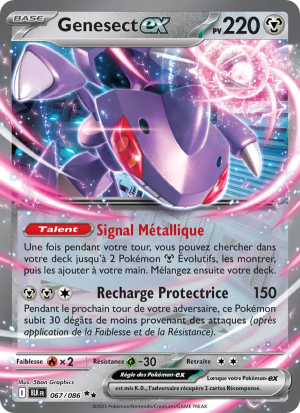 Carte Pokémon Genesect ex 067/086 – Foudre Noire