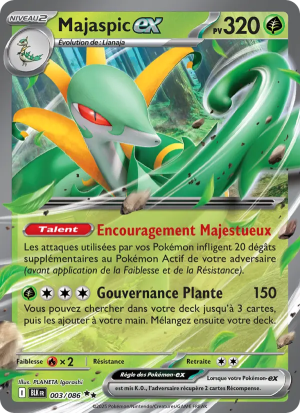 Carte Pokémon Majaspic ex 003/086 – Foudre Noire