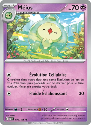 Carte Pokémon Méios 038/086 – Foudre Noire