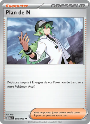 Carte Pokémon Plan de N 083/086 – Foudre Noire