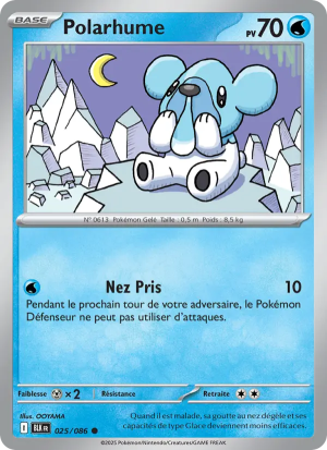 Carte Pokémon Polarhume 025/086 – Foudre Noire
