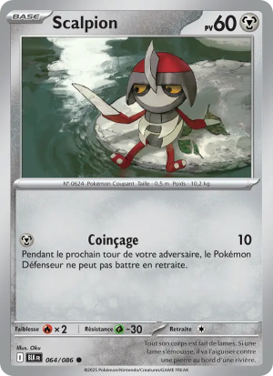 Carte Pokémon Scalpion 064/086 – Foudre Noire