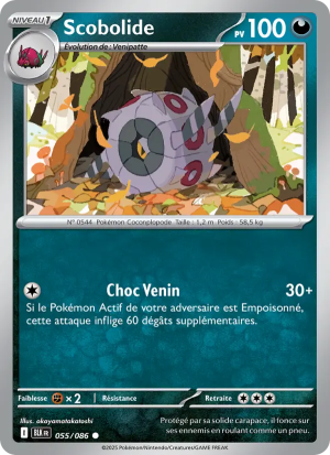 Carte Pokémon Scobolide 055/086 – Foudre Noire