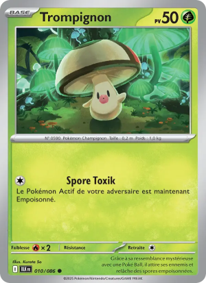 Carte Pokémon Trompignon 010/086 – Foudre Noire