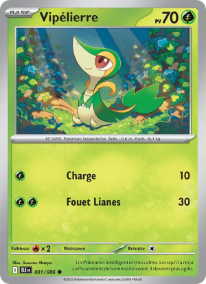 Carte Pokémon Vipélierre 001/086 – Foudre Noire